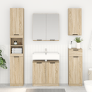vidaXL Fürdőszoba Székény Sonoma tölgy 64,5 x 33,5 x 59 cm Faanyag