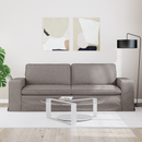 vidaXL Kanapé Tópszínű 222 x 80 x 82 cm szövet