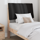 vidaXL Kárpitozott fejtámla Fekete 75 cm Tömör fenyőfa