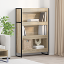 vidaXL Könyvespolc Sonoma 80 x 30 x 121 cm Faanyag