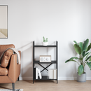 vidaXL Könyvespolc Fekete tölgy 56 x 34 x 96 cm Faanyag