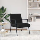 vidaXL karosszék Fekete 59 x 75 x 78 cm szövet