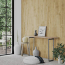 vidaXL barna fa megjelenésű PVC fali panel 2,06 m²