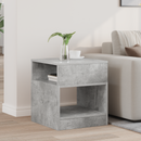 vidaXL Végasztal Beton Szürke 40,5 x 40 x 45 cm Faanyag