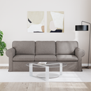 vidaXL Kanapé Tópszínű 215 x 82 x 80 cm szövet