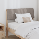 vidaXL Kárpitozott fejtámla Tópszínű 90 cm Tömör fenyőfa