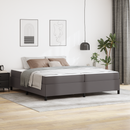 vidaXL Ágykeret matracmal Szürke 200 x 200 cm szövet
