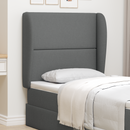vidaXL Fejtámla Fül Homályos Szürke 80 x 23 x 6 cm szövet