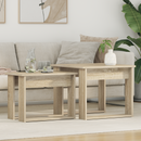 vidaXL Kávasztal Szett 2 pcs Sonoma tölgy Faanyag