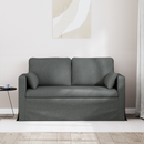 vidaXL Kanapé Sötétszürke 139 x 78 x 80 cm szövet