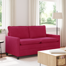 vidaXL Kanapé Bordó 156 x 81 x 87,5 cm Bársony