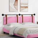 vidaXL Fali Fejtámla Egyszínű Rózsaszín 190 x 55 x 5 cm Antik PU