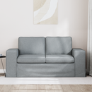vidaXL Kanapé Világosszürke 162 x 80 x 82 cm szövet