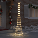 vidaXL LED Karácsonyi Fenyő 290 LED-del Meleg fehér 250 cm Fém