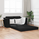 vidaXL Kanapéágy 60cm Fekete szövet