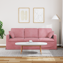 vidaXL Kanapé Rózsaszín 198 x 78 x 80 cm Bársony