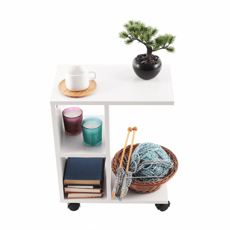 Kisasztal, fehér, ABBAS NEW