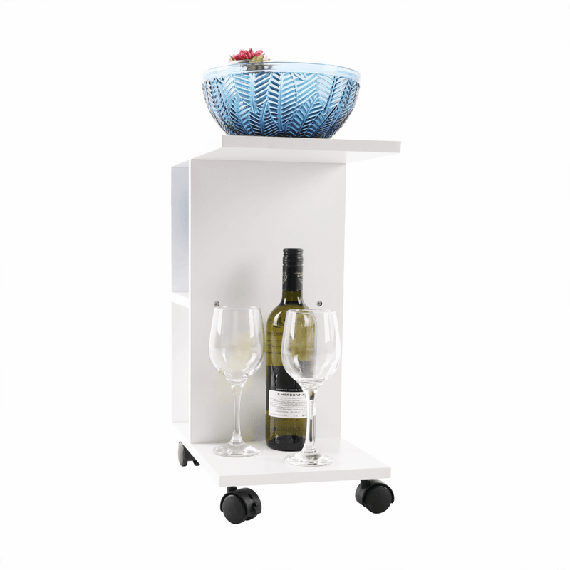 Kisasztal, fehér, ABBAS NEW