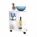 Kisasztal, fehér, ABBAS NEW