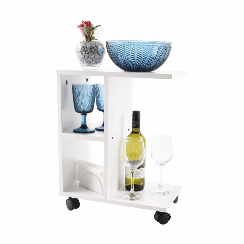 Kisasztal, fehér, ABBAS NEW