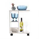 Kisasztal, fehér, ABBAS NEW