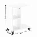 Kisasztal, fehér, ABBAS NEW