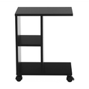 Kisasztal, fekete, ABBAS NEW