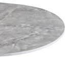 Kihúzható étkezőasztal, beton/fekete, 100x100-140x75 cm, ABERO TYP 1