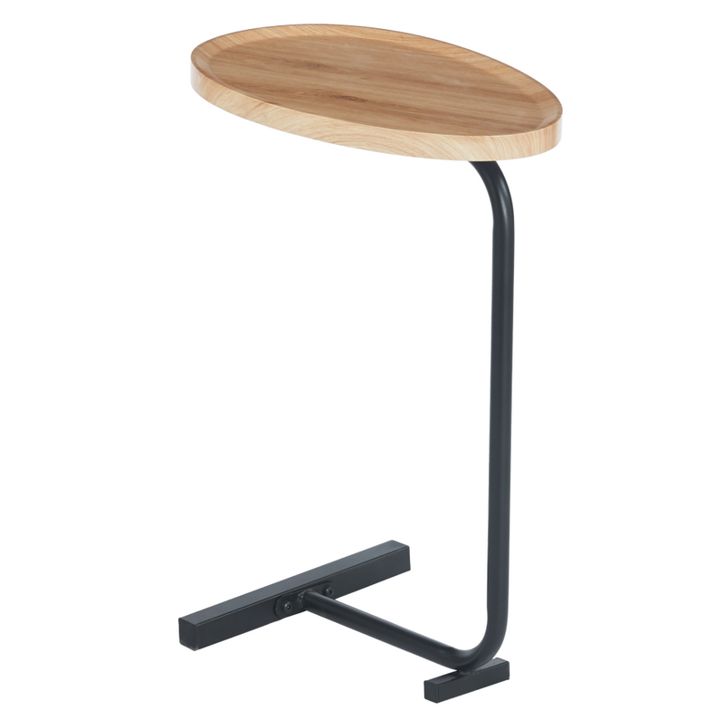 Kisasztal, tölgy/fekete, ABERY