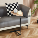 Kisasztal, tölgy/fekete, ABERY