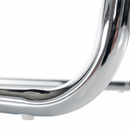 Étkezőszék, fekete/világos varrás, ABIRA NEW