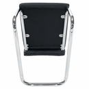 Étkezőszék, fekete/világos varrás, ABIRA NEW