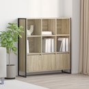 vidaXL Könyvespolc 2 pcs Sonoma 99,5 x 30 x 108 cm Faanyag
