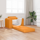vidaXL Kanapéágy Sötét sárga 98 x 71 x 83 cm szövet