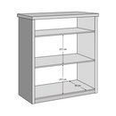 Komód, antracit/cremona tölgy, ADAPO ADP04