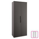 Szekrény, antracit, ADAPO ADP01