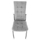 Szék, szürke szövet/fém, ADORA 2 NEW