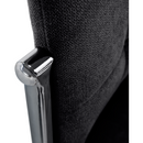 Szék, sötétszürke szövet/fém, ADORA 2 NEW