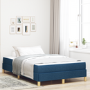 vidaXL Boxrugós ágy matracmal Kék 120 x 190 cm szövet