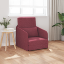 vidaXL Kanapéágy Bordó 65 x 80 x 83 cm szövet