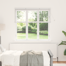 vidaXL Zsalugáter Redőnyök Fehér 130 x 150 cm Alumínium