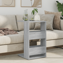 vidaXL Oldal asztal Szürke Sonoma 40 x 35 x 60,5 cm Faanyag