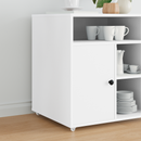 vidaXL Kerekek 12 pcs Fehér 42 x 11,5 x 29 mm Vas
