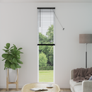 vidaXL Zsaluzia Fekete 213 x 60 cm 25 mm PVC