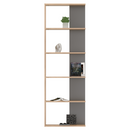 Polcállvány, artisan tölgy/grafit, AGATIO