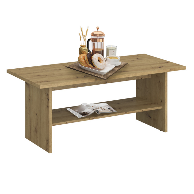 Dohányzóasztal 120, artisan tölgy, AIRON