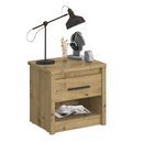 Éjjeliszekrény 1S, artisan tölgy, AIRON