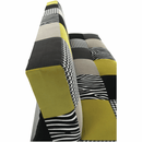 Dívány, anyag/ lime zöld/ szürke / fekete, ALABAMA