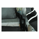 Kanapé ágyfunkcióval és ágyneműtartóval, szövet piros, ALABAMA