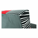 Kanapé ágyfunkcióval és ágyneműtartóval, szövet piros, ALABAMA